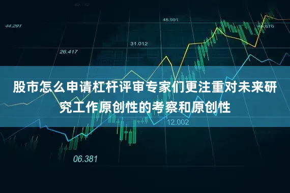 股市怎么申请杠杆评审专家们更注重对未来研究工作原创性的考察和原创性
